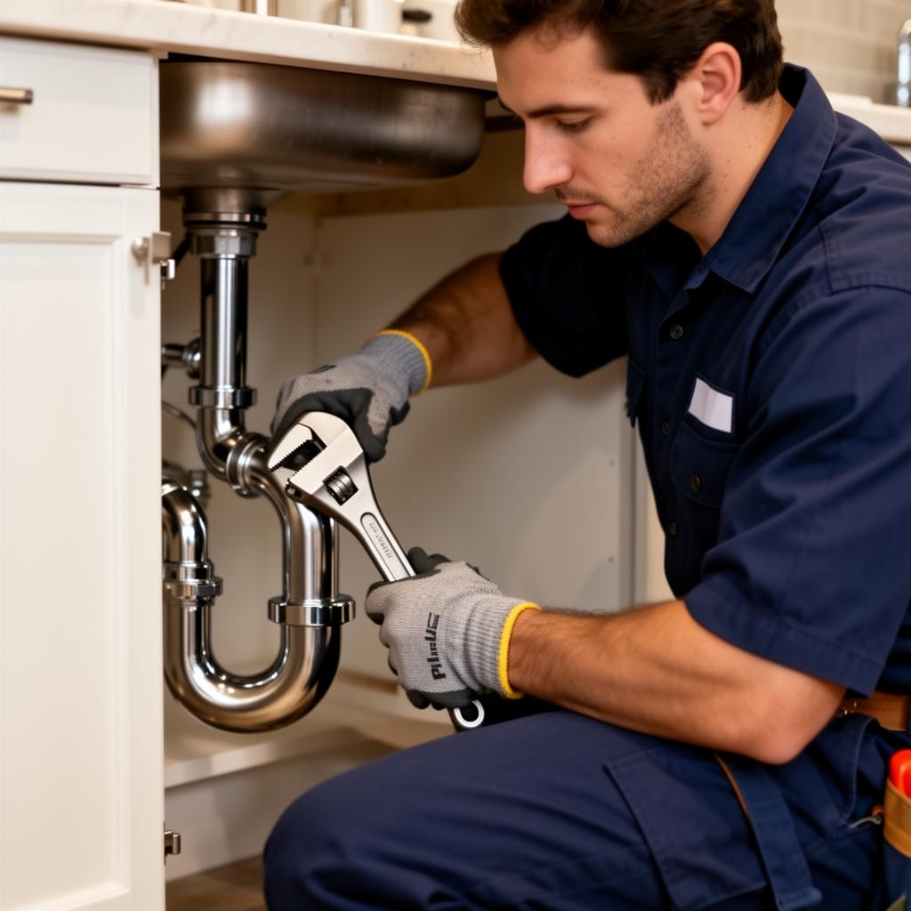 Plumbing in Luning