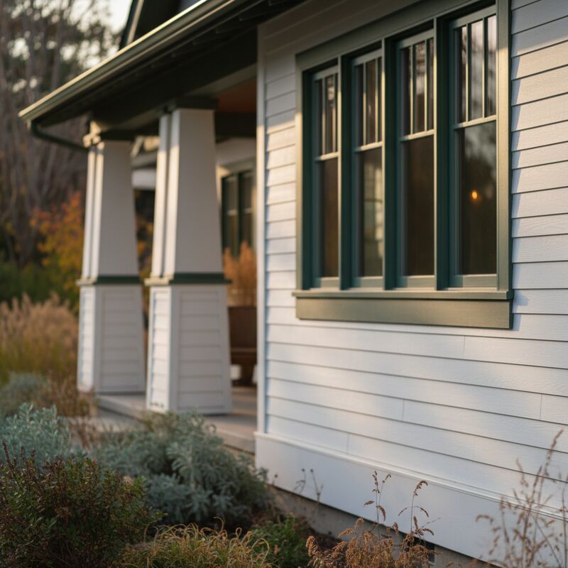 Siding in Luning